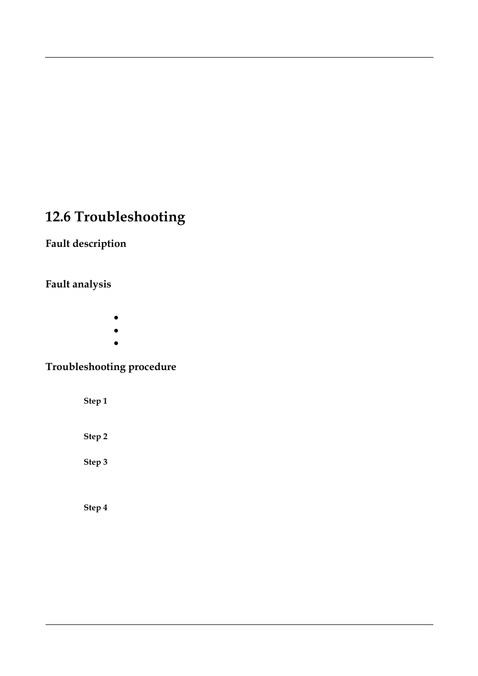 6 troubleshooting, Fault description, Fault analysis | Troubleshooting procedure, 6 troubleshooting -10, 4 maintaining ppp | Nortel Networks 8000 User Manual | Page 475 / 486