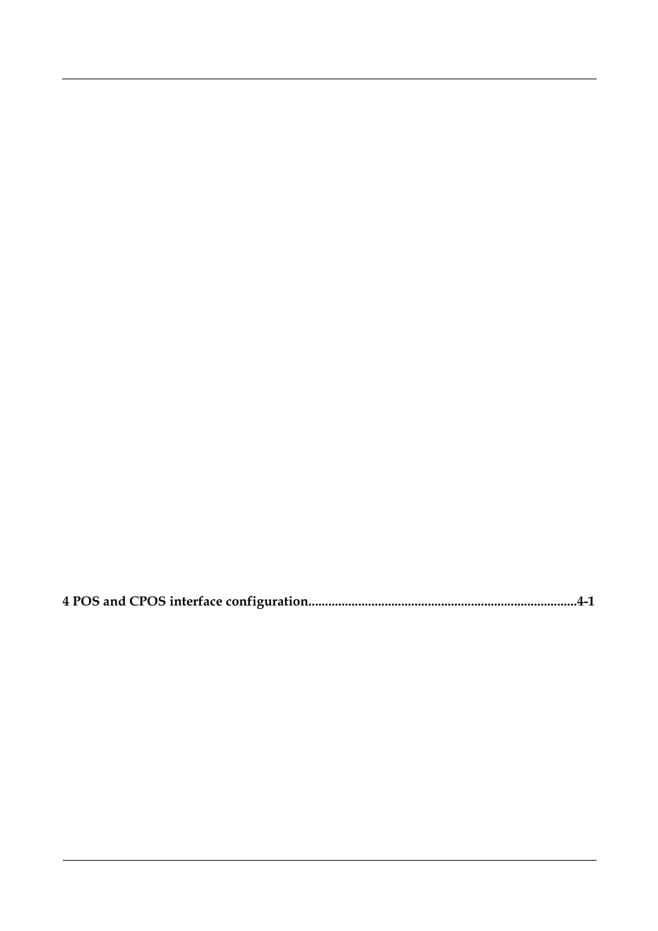 4 pos and cpos interface configuration -1 | Nortel Networks 8000 User Manual | Page 5 / 486