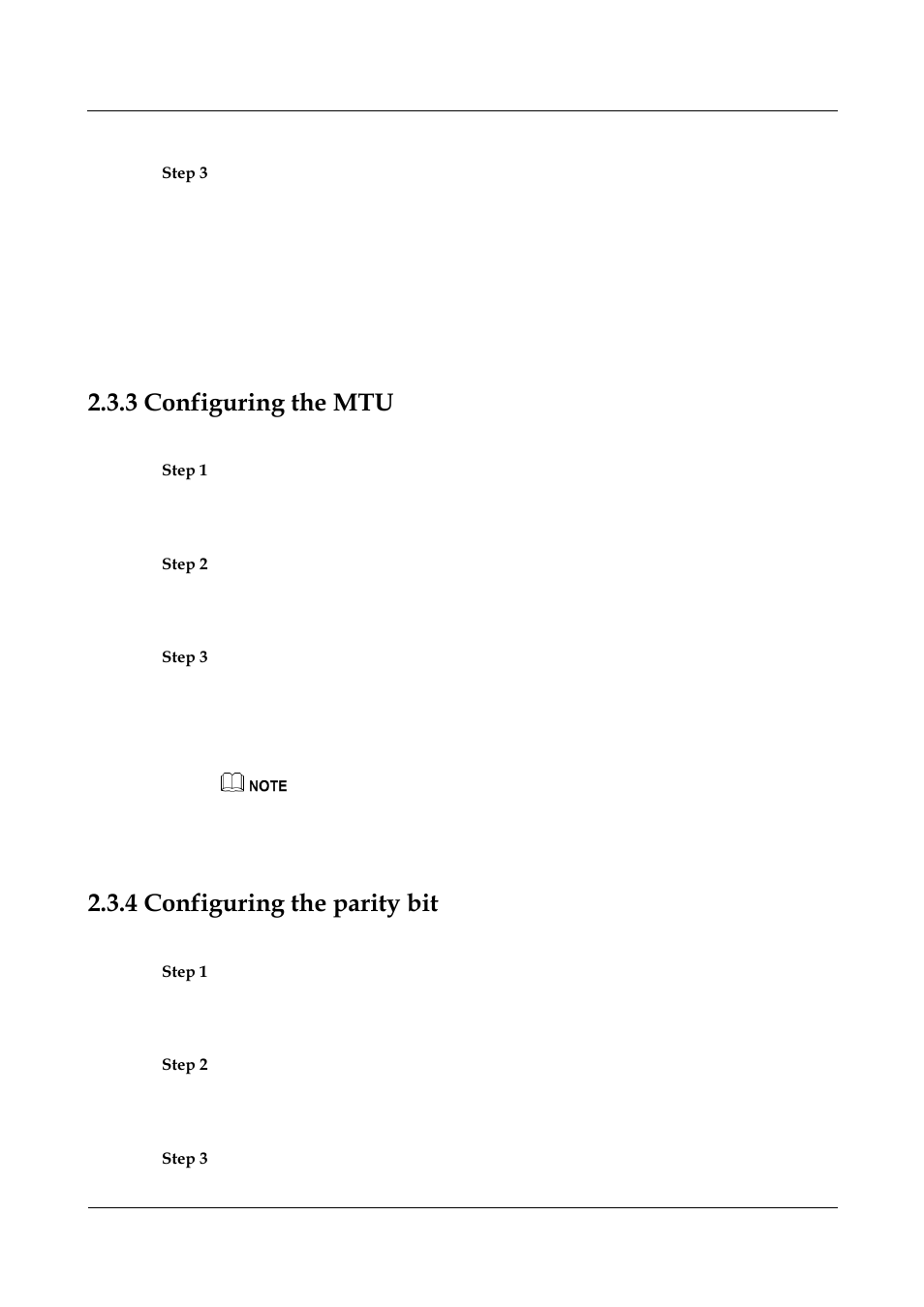 3 configuring the mtu, 4 configuring the parity bit, 3 configuring the mtu -11 | 4 configuring the parity bit -11 | Nortel Networks 8000 User Manual | Page 55 / 486