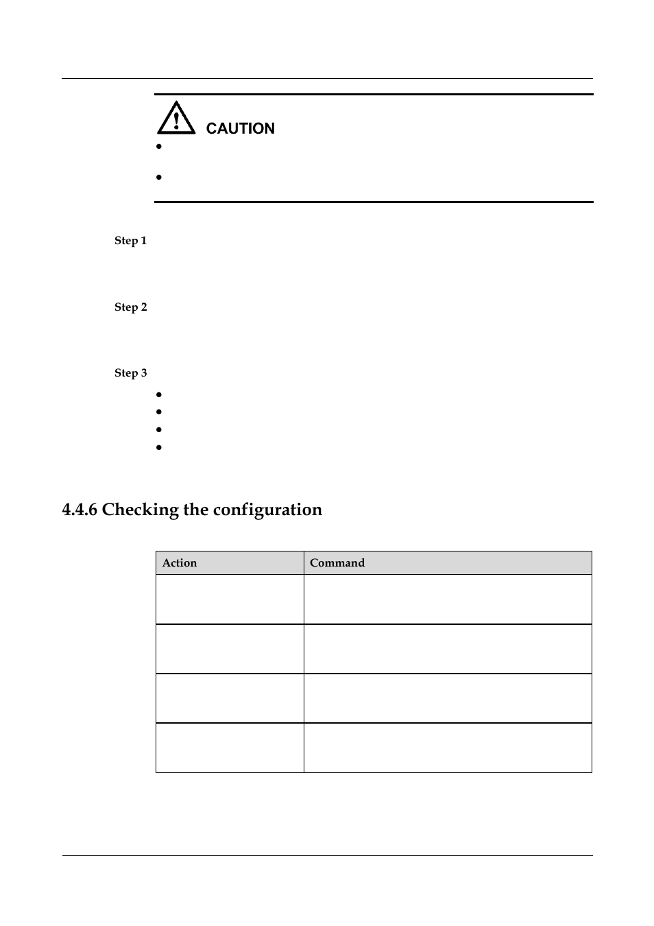 6 checking the configuration, 8 checking the configuration -19, Checking the configuration | Caution | Nortel Networks 8000 User Manual | Page 83 / 486