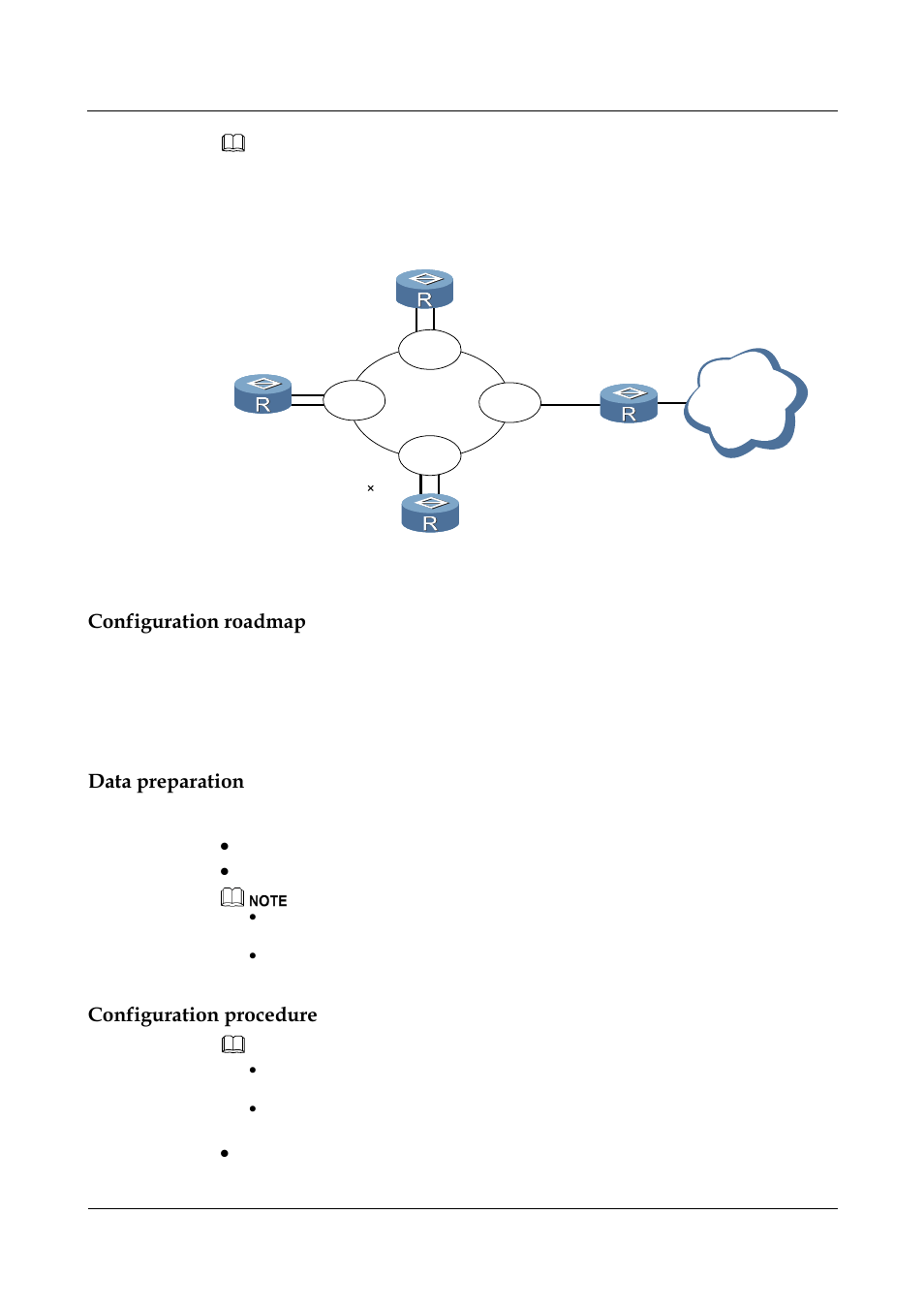 Configuration roadmap, Data preparation, Configuration procedure | Nortel Networks 8000 User Manual | Page 91 / 486