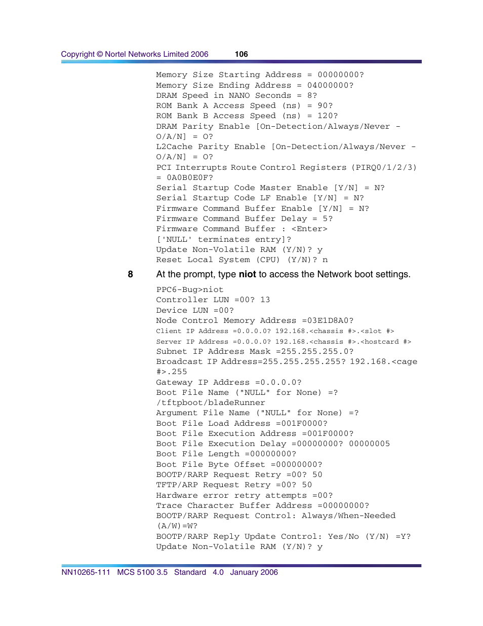 Nortel Networks NN10265-111 User Manual | Page 106 / 118