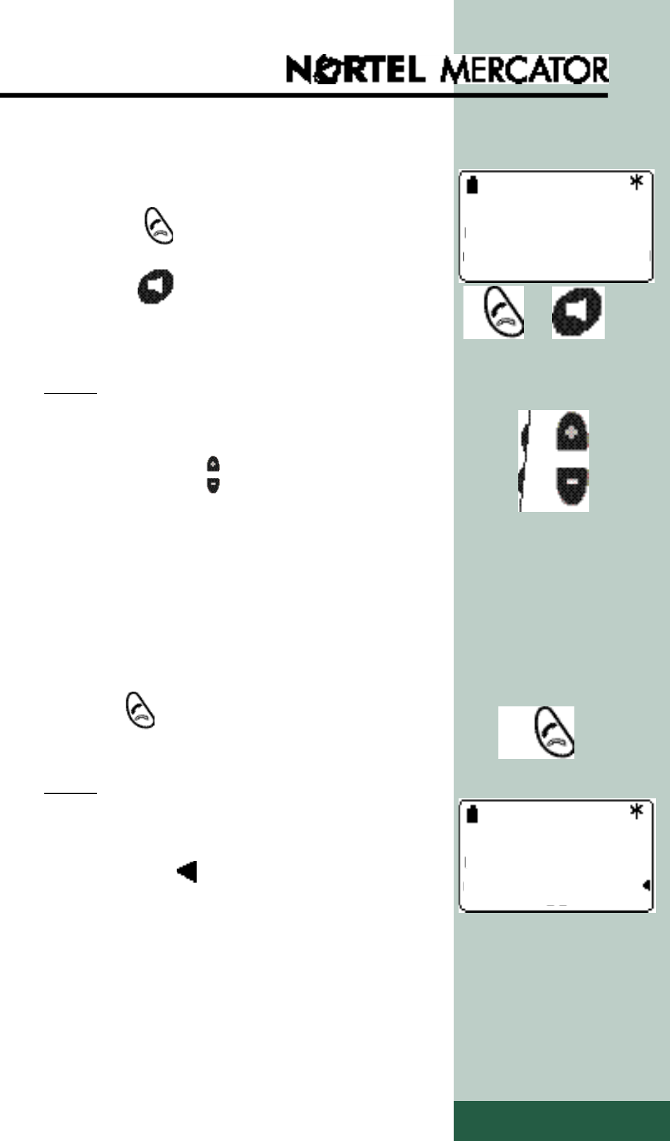 Answering a call | Nortel Networks M 902 User Manual | Page 14 / 26