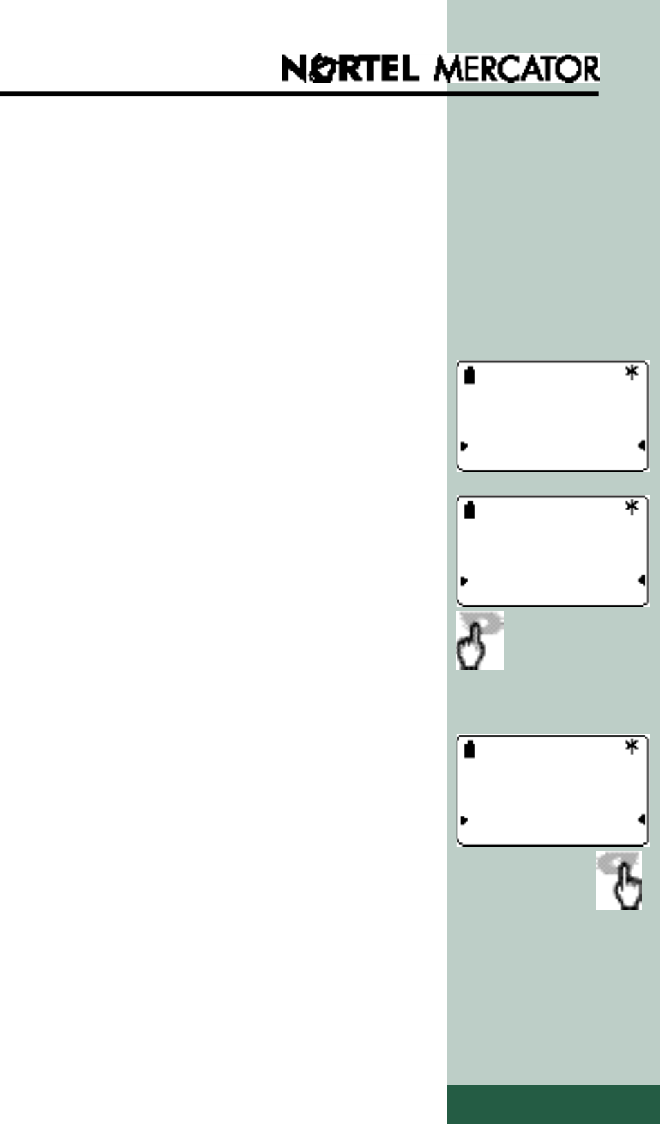 The mobile’s display | Nortel Networks M 902 User Manual | Page 8 / 26