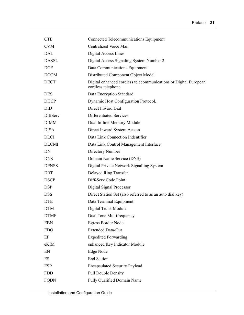 Nortel Networks MOG6xx User Manual | Page 21 / 120
