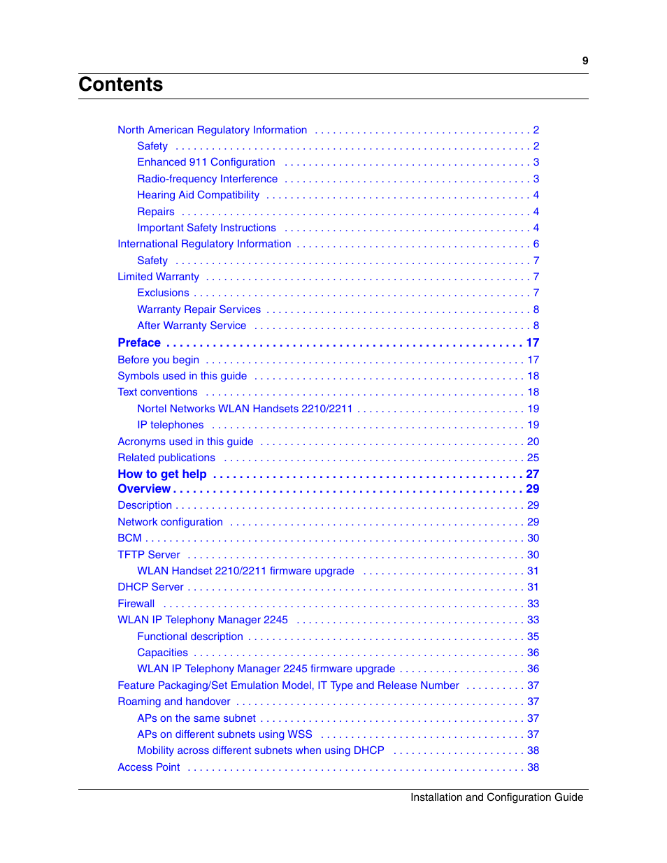 Nortel Networks MOG6xx User Manual | Page 9 / 120