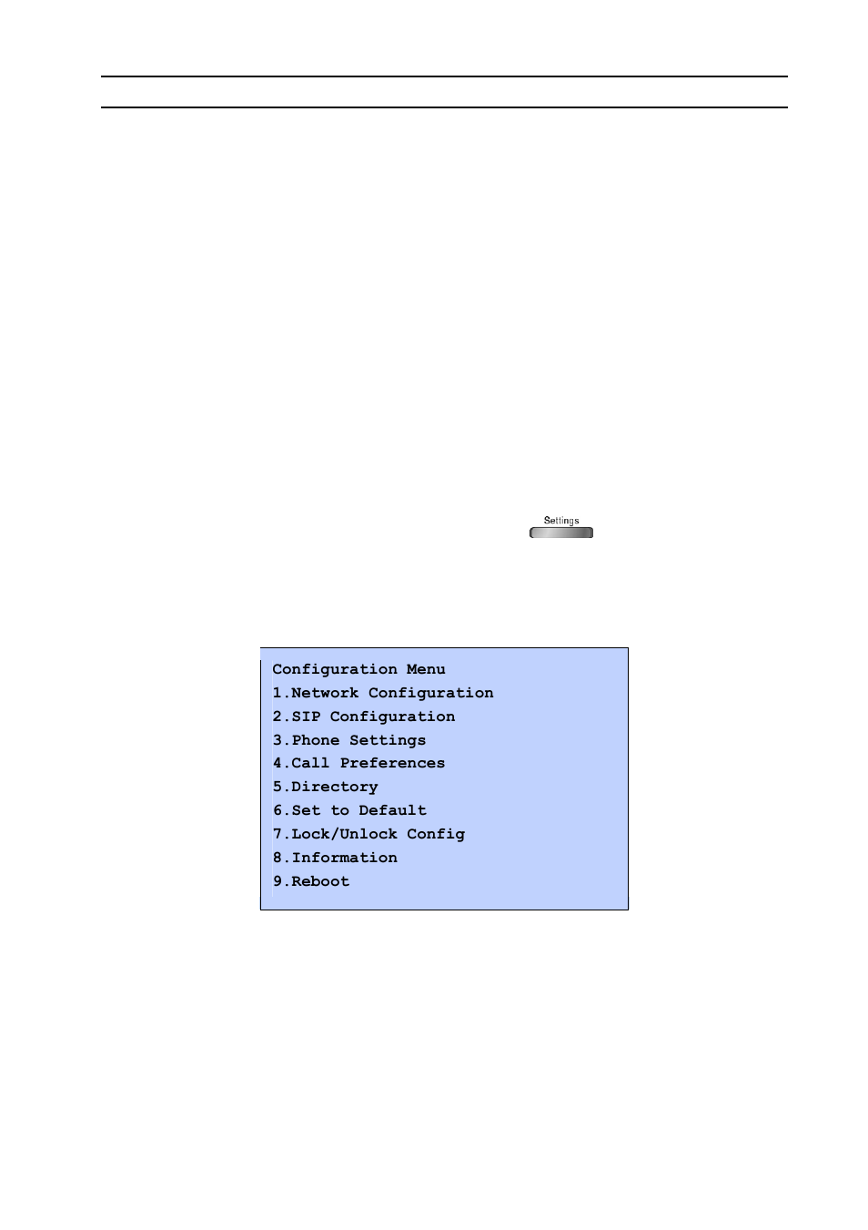 Lcd menu configuration | Nortel Networks LIP-6830 User Manual | Page 15 / 129