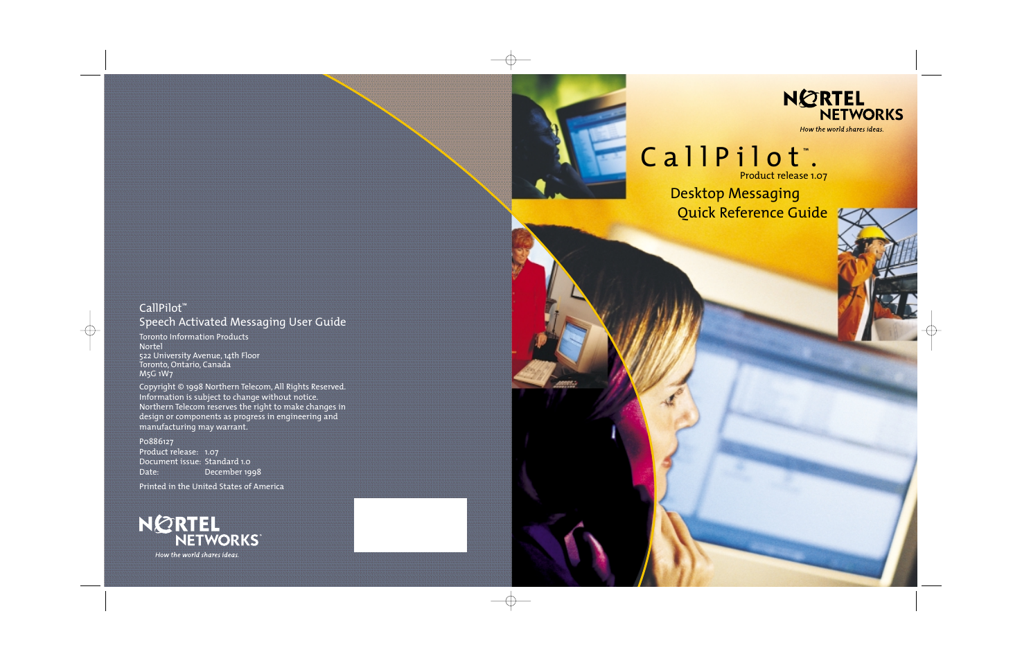 Nortel Networks Call Pilot NTRG22AC User Manual | 36 pages