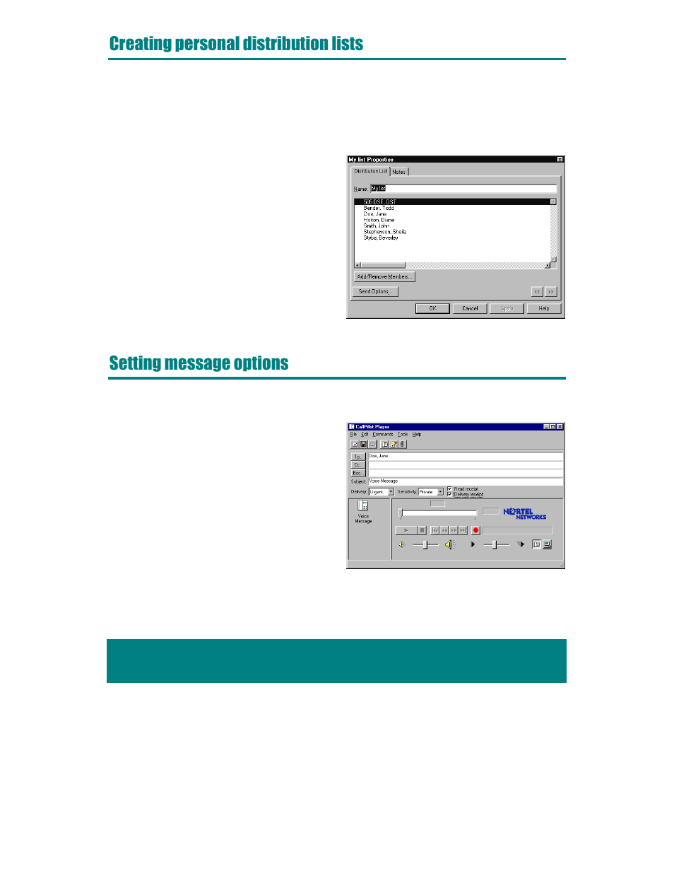 Nortel Networks Call Pilot NTRG22AC User Manual | Page 15 / 36