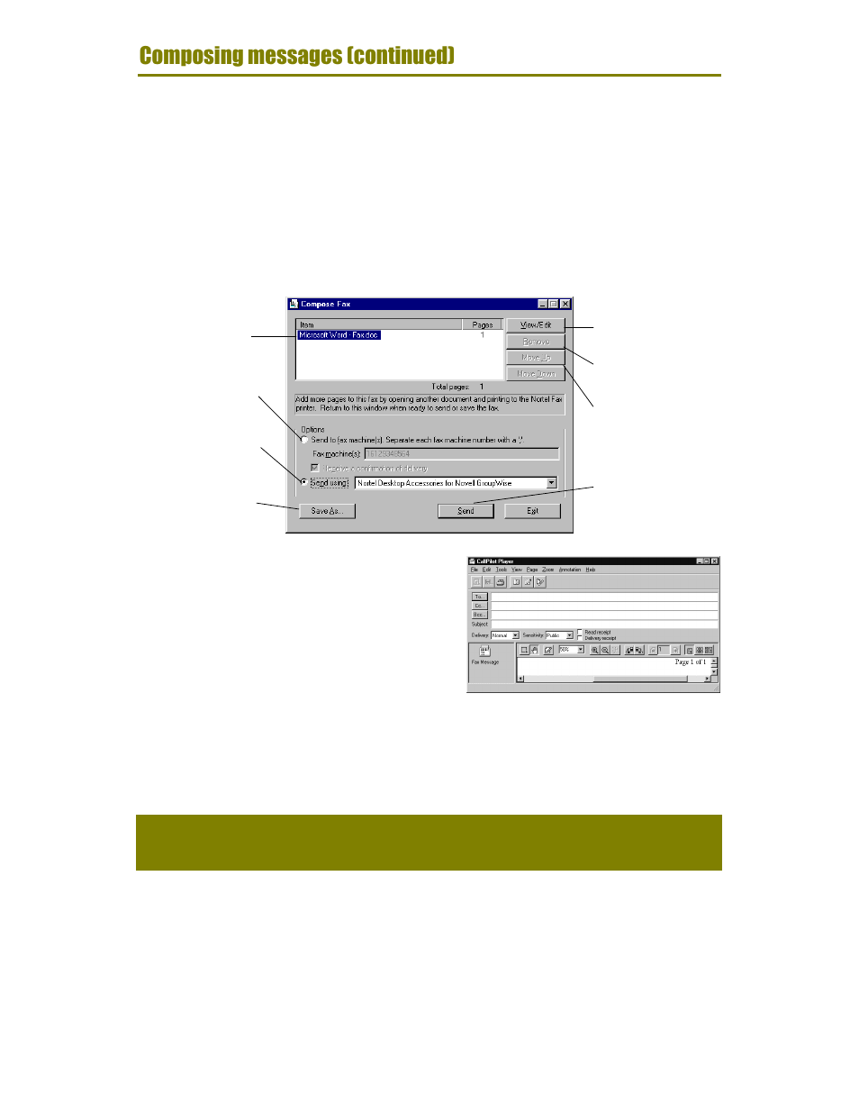 Nortel Networks Call Pilot NTRG22AC User Manual | Page 28 / 36