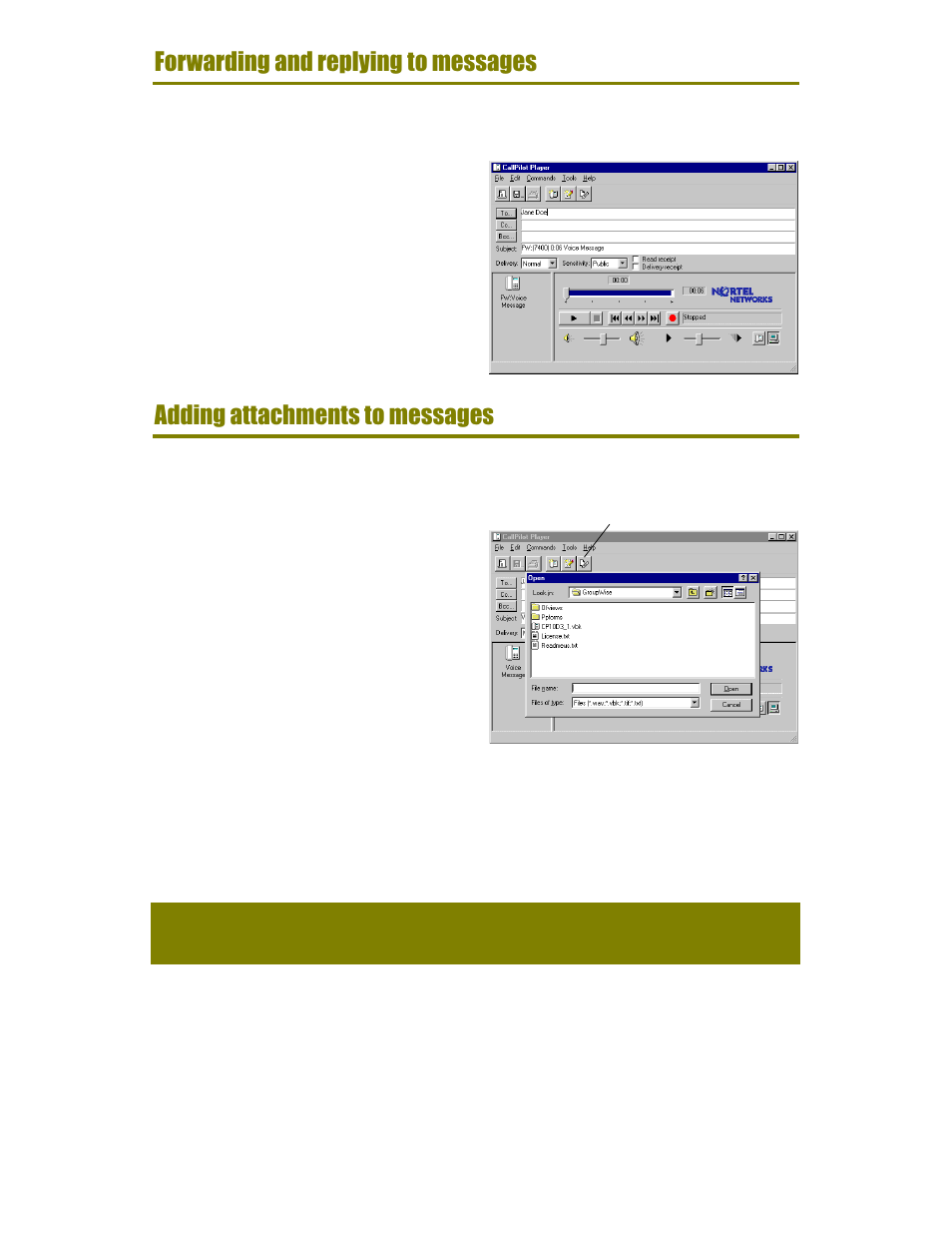 Nortel Networks Call Pilot NTRG22AC User Manual | Page 29 / 36