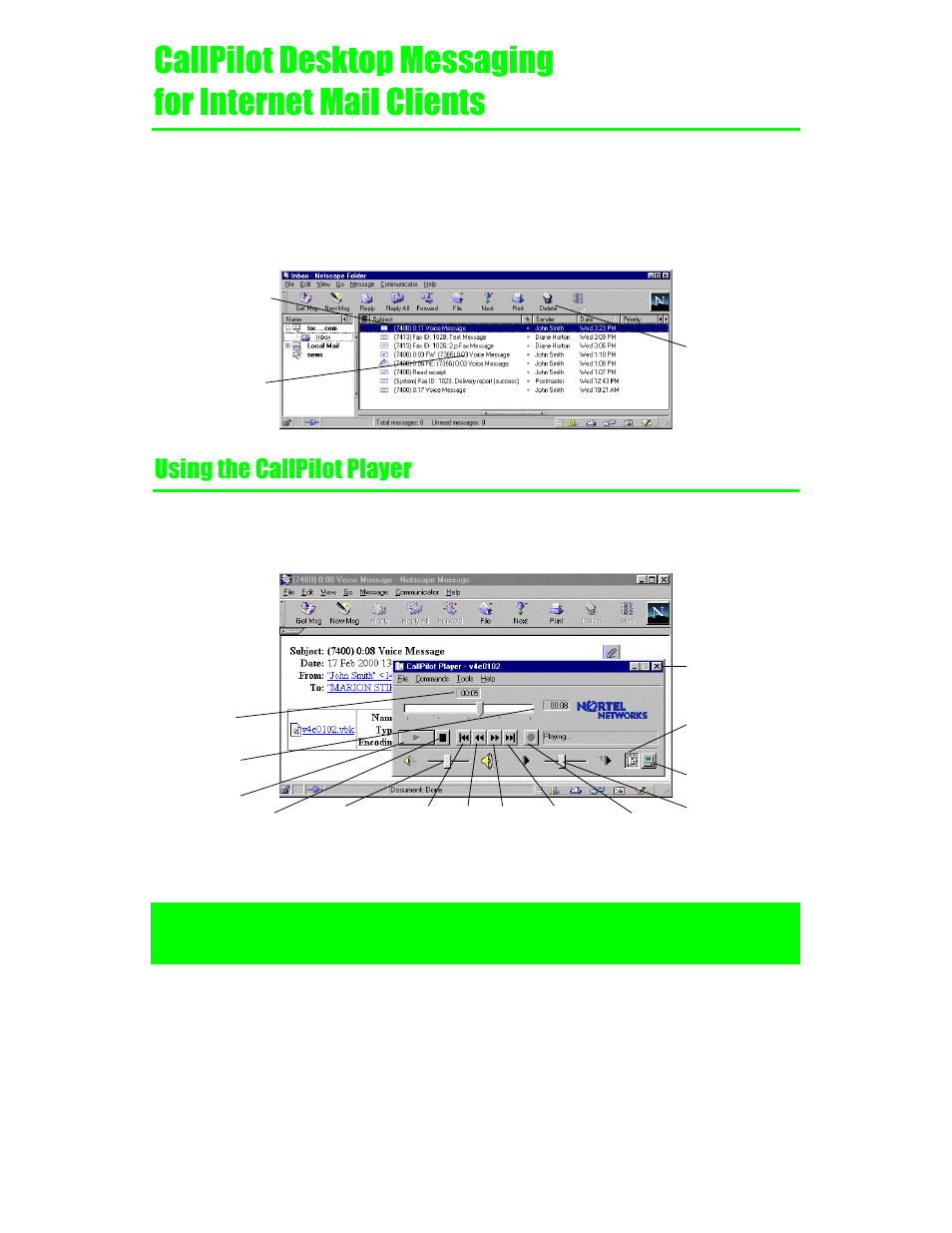 Nortel Networks Call Pilot NTRG22AC User Manual | Page 32 / 36