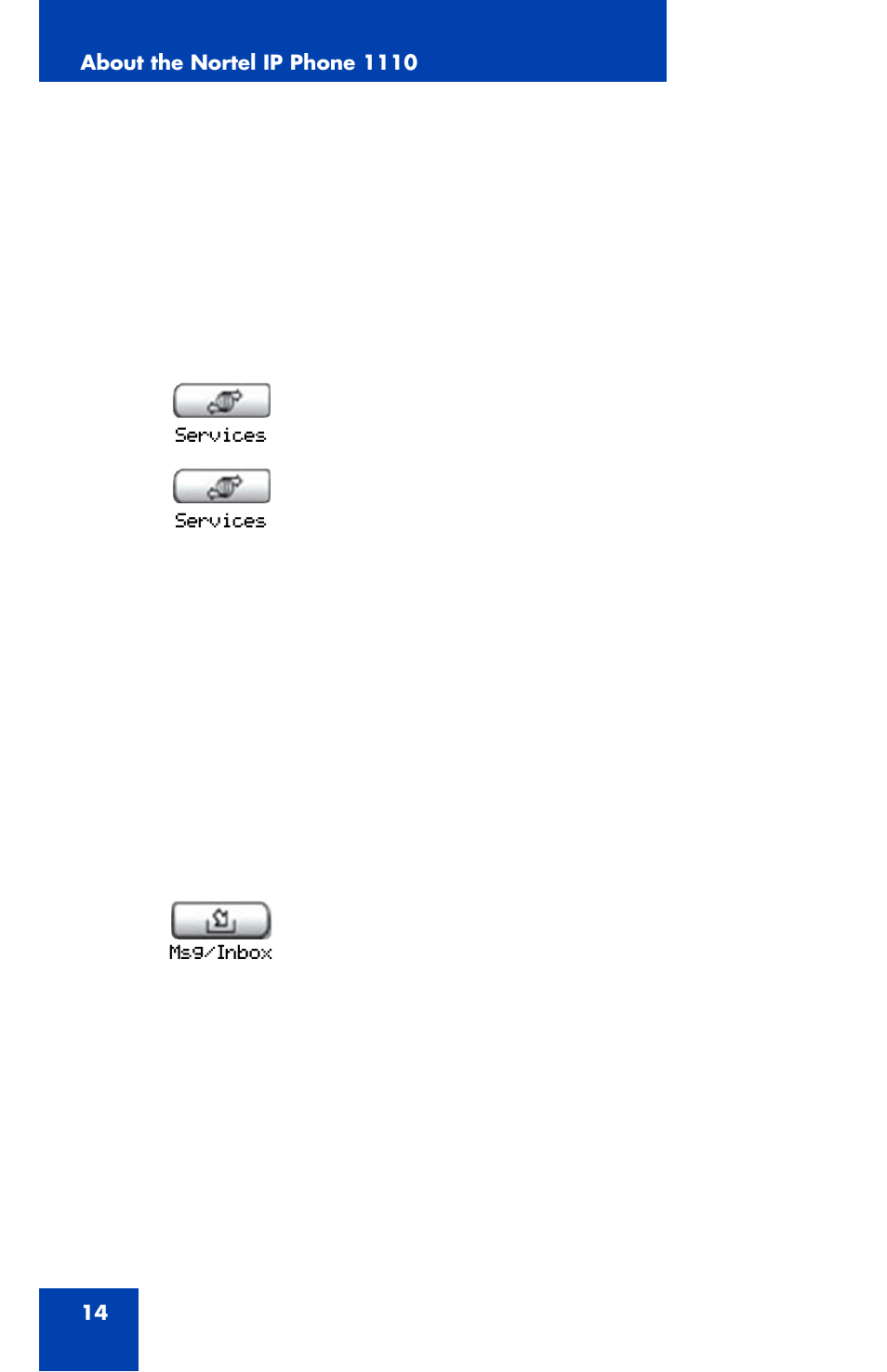Nortel Networks 1110 User Manual | Page 14 / 120