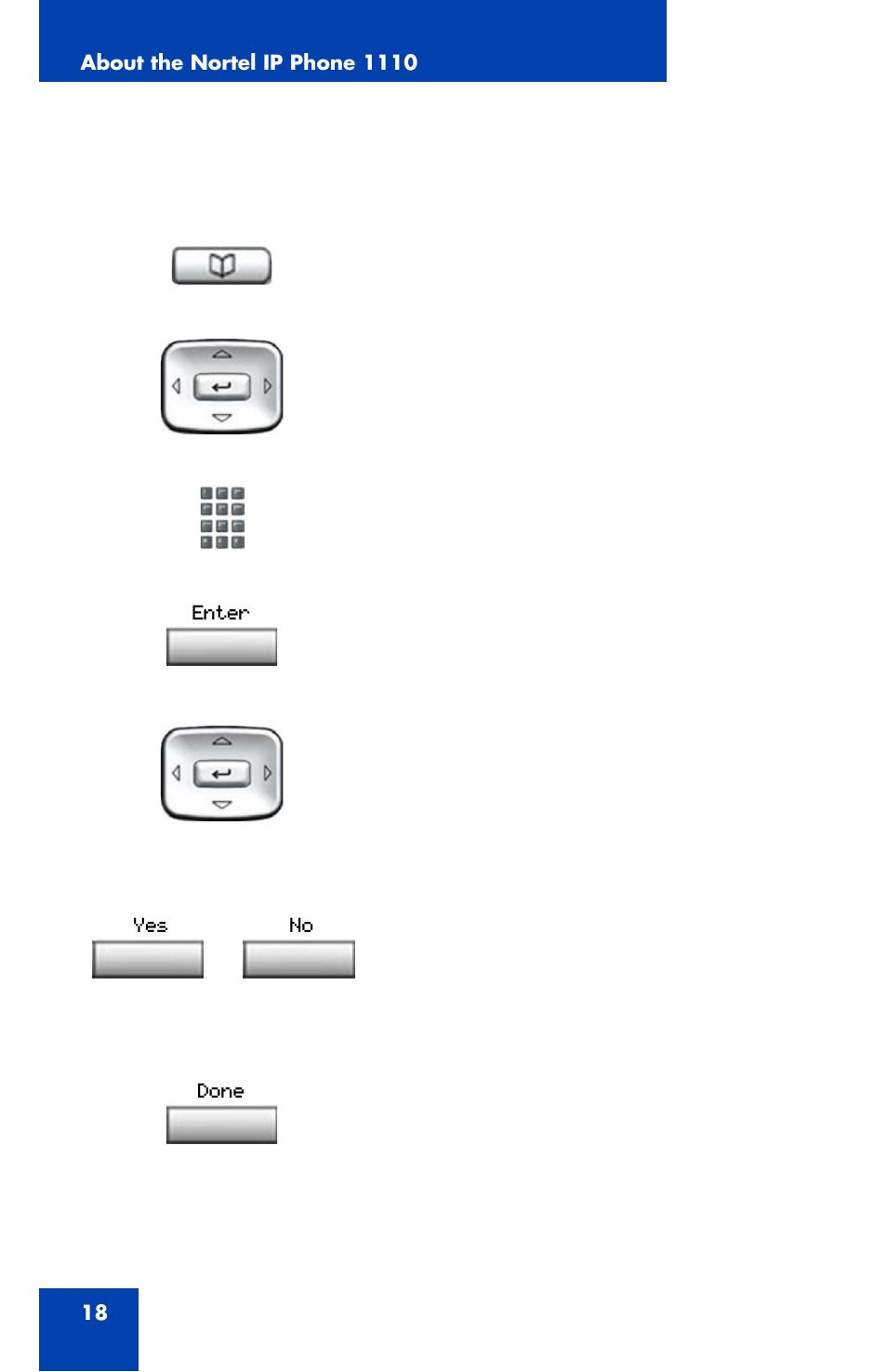 Nortel Networks 1110 User Manual | Page 18 / 120