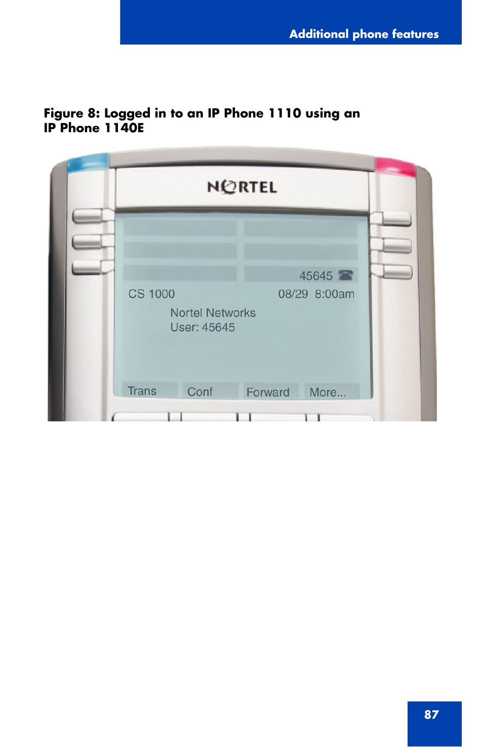 Nortel Networks 1110 User Manual | Page 87 / 120
