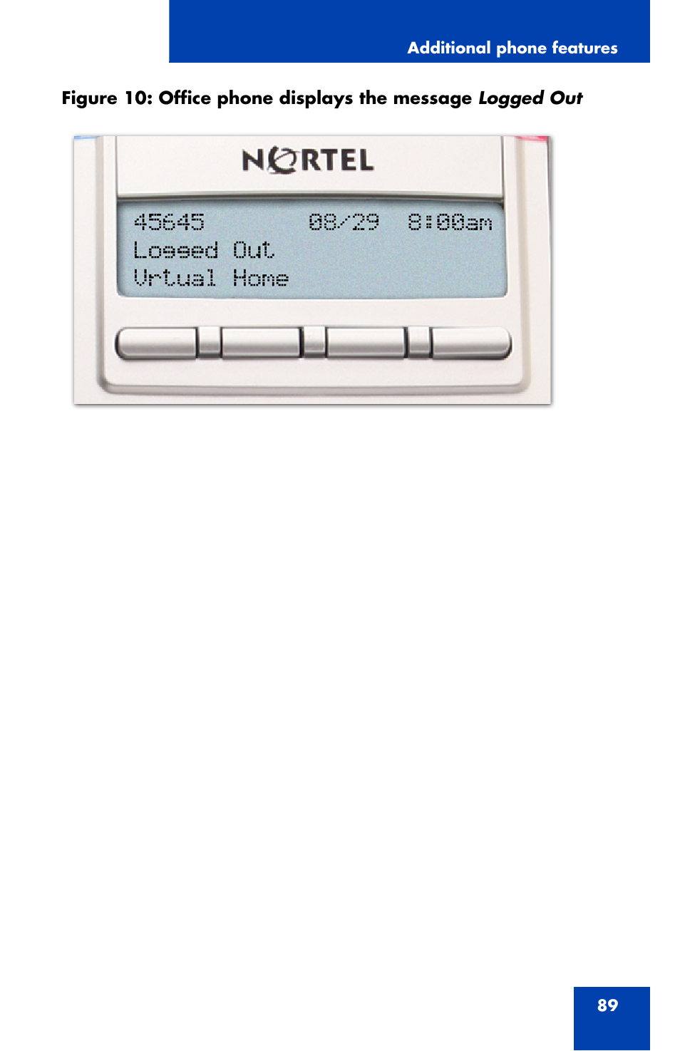 Nortel Networks 1110 User Manual | Page 89 / 120
