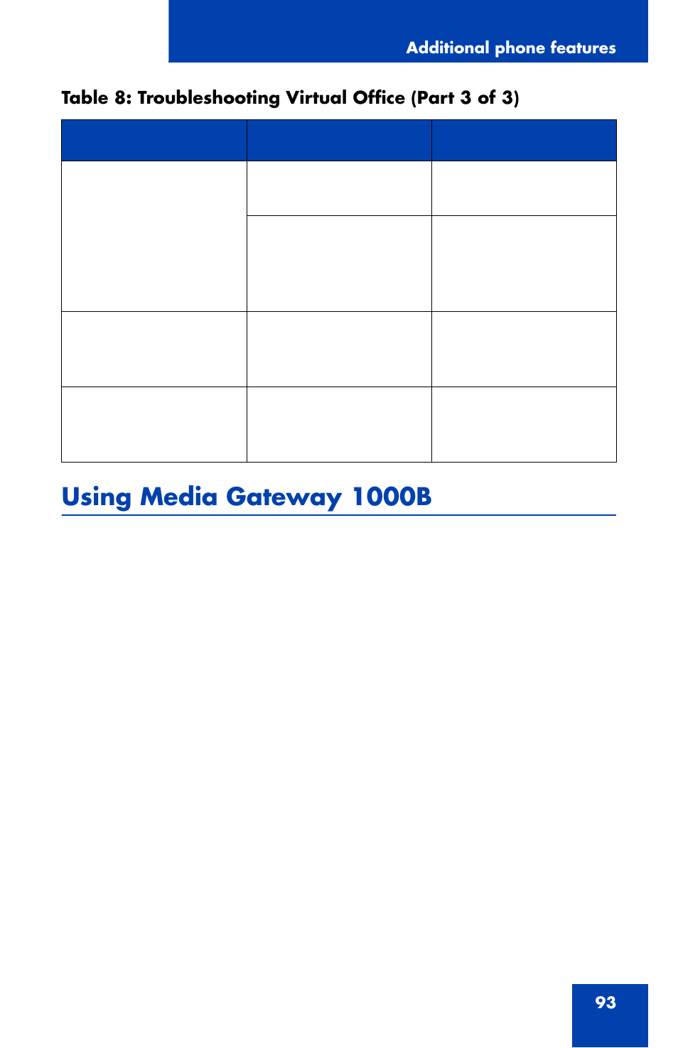 Using media gateway 1000b | Nortel Networks 1110 User Manual | Page 93 / 120