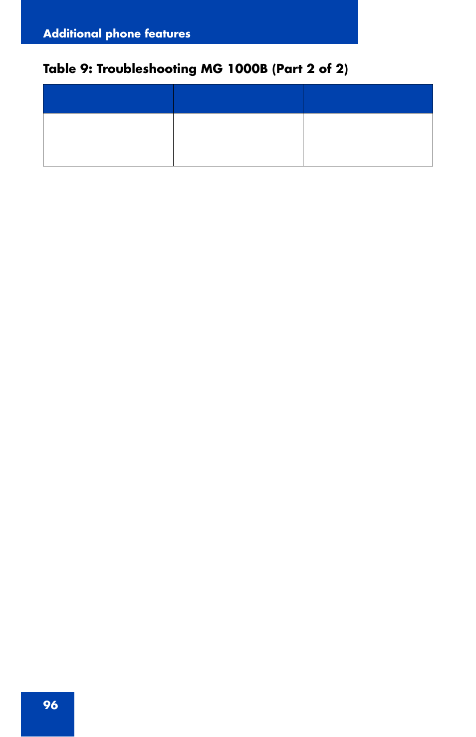 Nortel Networks 1110 User Manual | Page 96 / 120