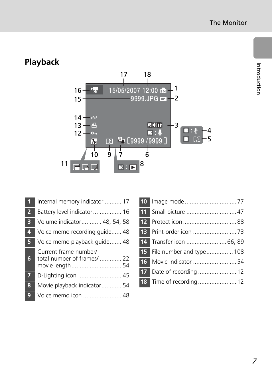 Playback | Nikon L12 User Manual | Page 19 / 144