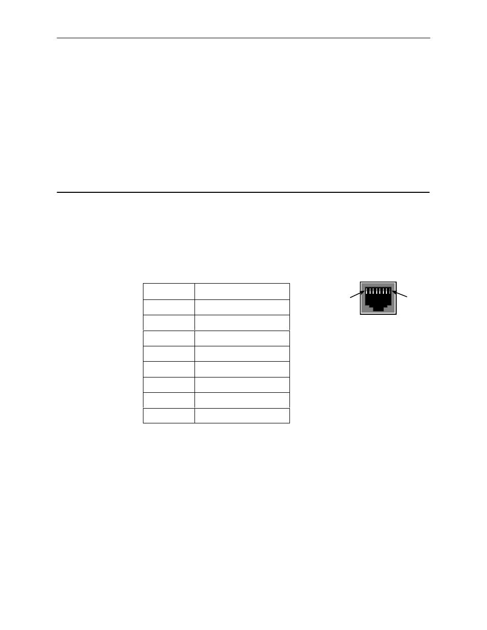Pinouts, Appendix b, Pin assignments are described in appendix b | Refer to appendix b, For pin assignments | Nortel Networks HotWire 8600 User Manual | Page 52 / 62