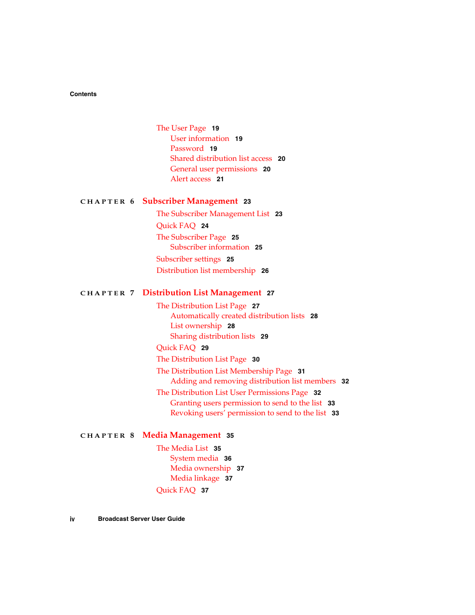 Nortel Networks Broadcast Server User Manual | Page 4 / 84