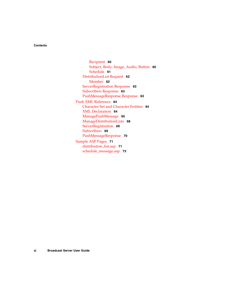 Nortel Networks Broadcast Server User Manual | Page 6 / 84