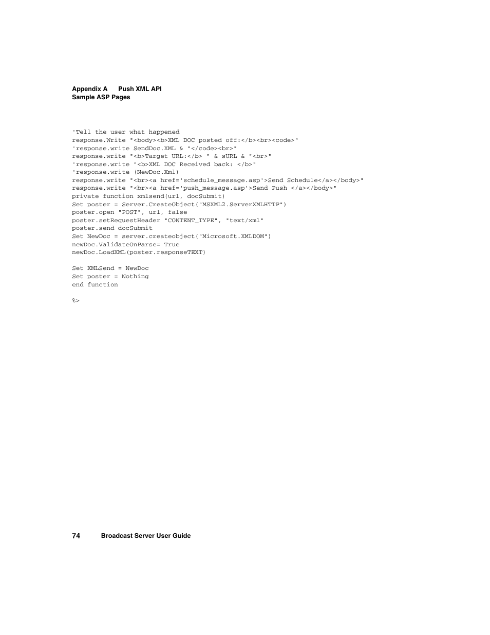 Nortel Networks Broadcast Server User Manual | Page 82 / 84