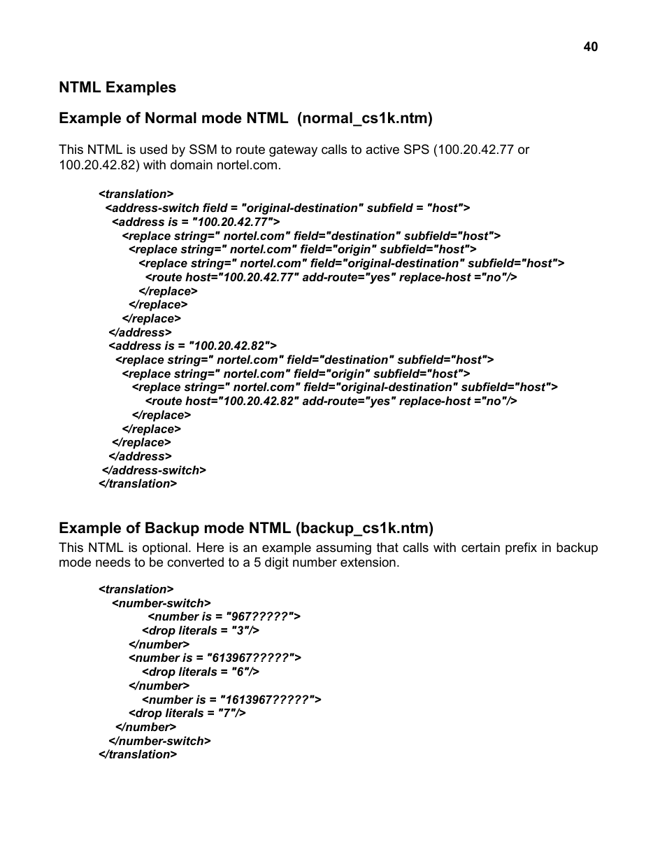 Nortel Networks 4134 User Manual | Page 40 / 40