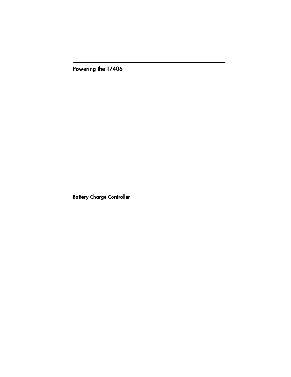 Powering the t7406, Battery charge controller | Nortel T7406 User Manual | Page 13 / 56