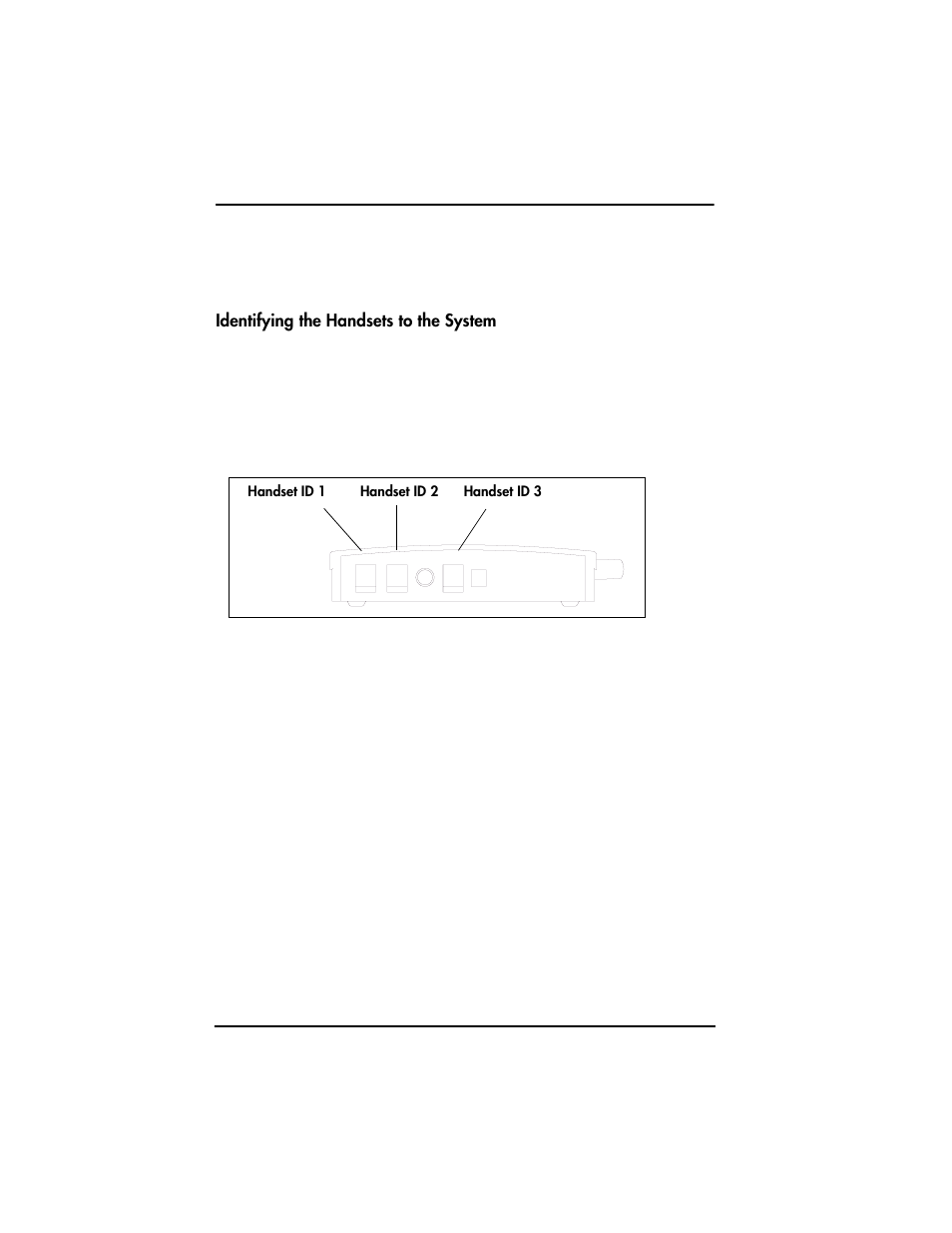 Identifying the handsets to the system | Nortel T7406 User Manual | Page 28 / 56