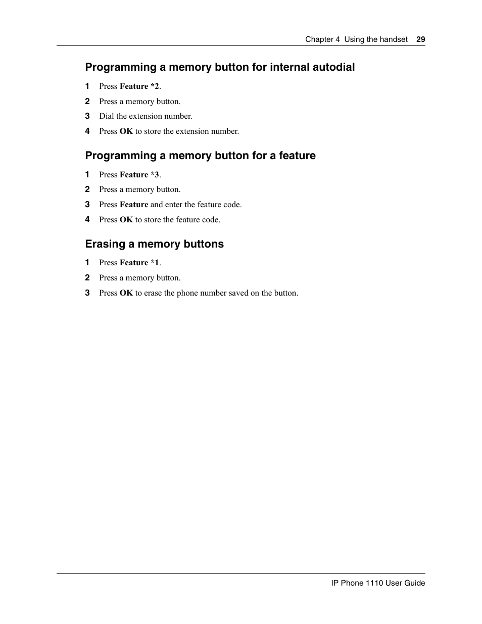 Nortel Networks 1100 User Manual | Page 29 / 30