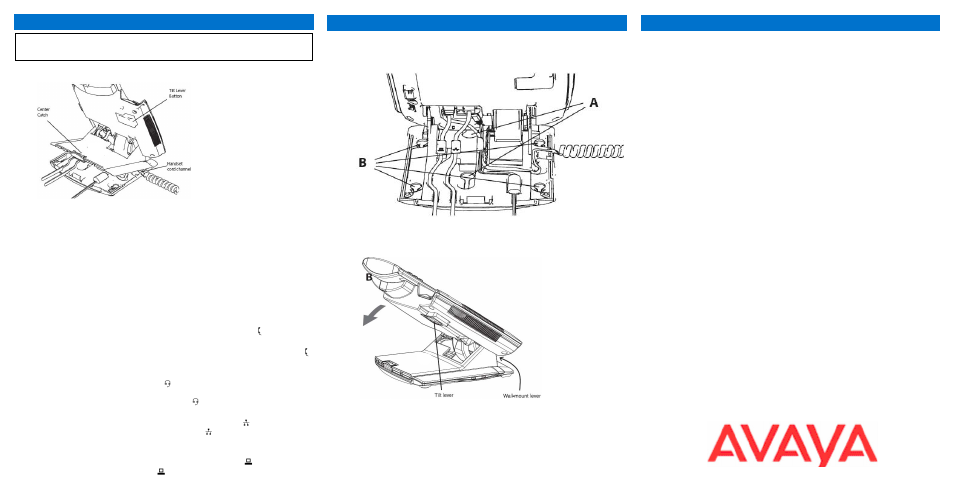 Avaya 1140e ip deskphone controls, Avaya 1140e ip deskphone installation | Nortel Networks NN43113-103 User Manual | Page 2 / 2