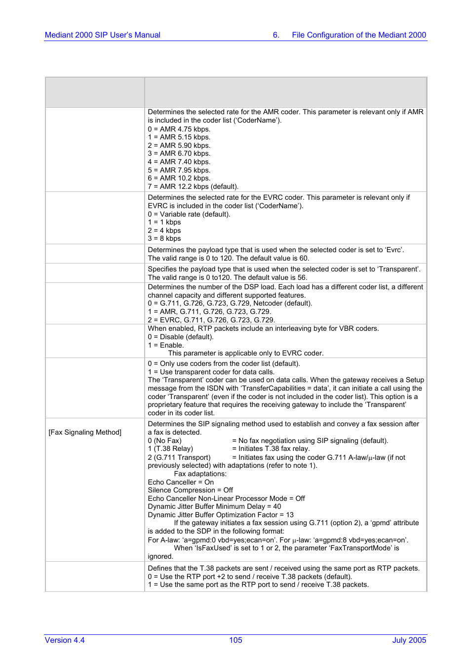 Nortel Networks Mediant TP-1610 SIP User Manual | Page 105 / 280