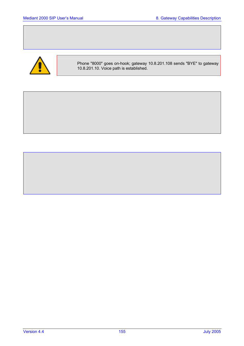 Nortel Networks Mediant TP-1610 SIP User Manual | Page 155 / 280