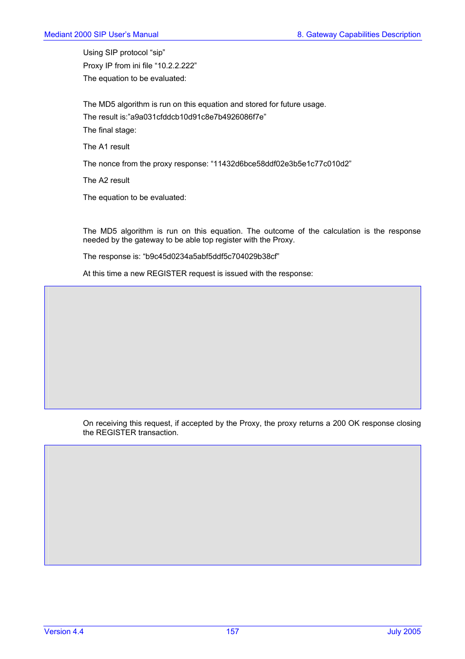 Nortel Networks Mediant TP-1610 SIP User Manual | Page 157 / 280