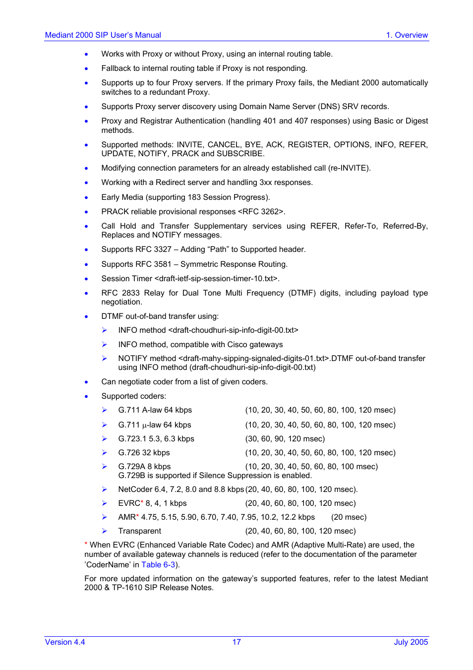 Nortel Networks Mediant TP-1610 SIP User Manual | Page 17 / 280