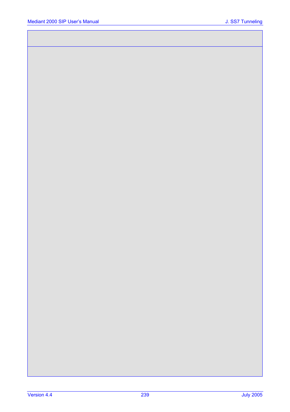 Nortel Networks Mediant TP-1610 SIP User Manual | Page 239 / 280