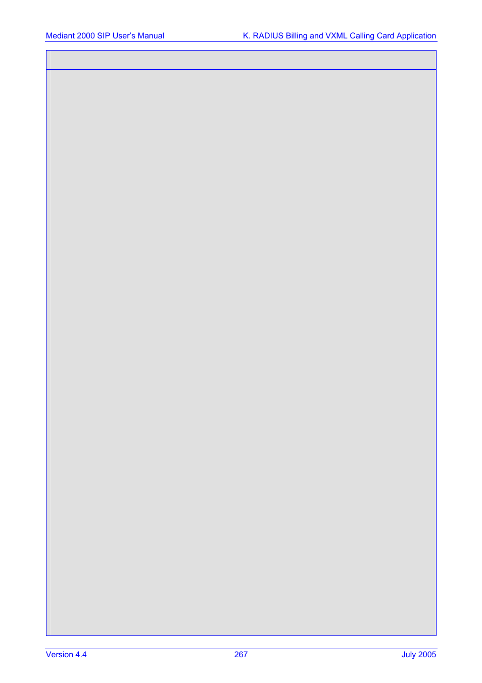 Nortel Networks Mediant TP-1610 SIP User Manual | Page 267 / 280
