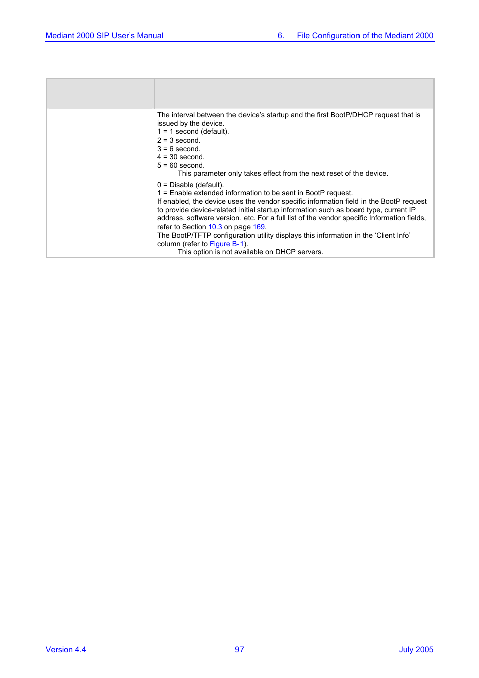 To 97 | Nortel Networks Mediant TP-1610 SIP User Manual | Page 97 / 280