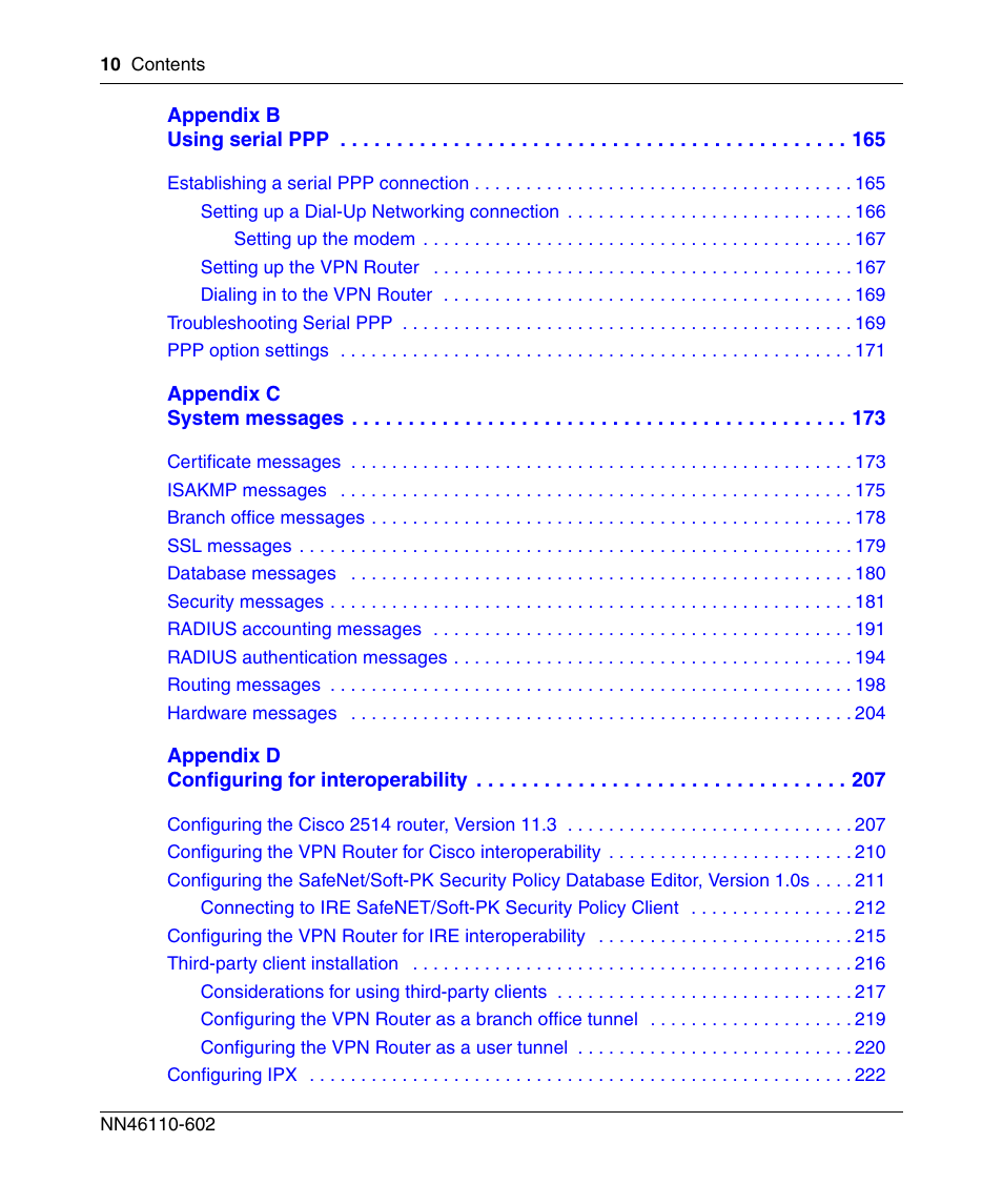 Nortel Networks NN46110-602 User Manual | Page 10 / 230