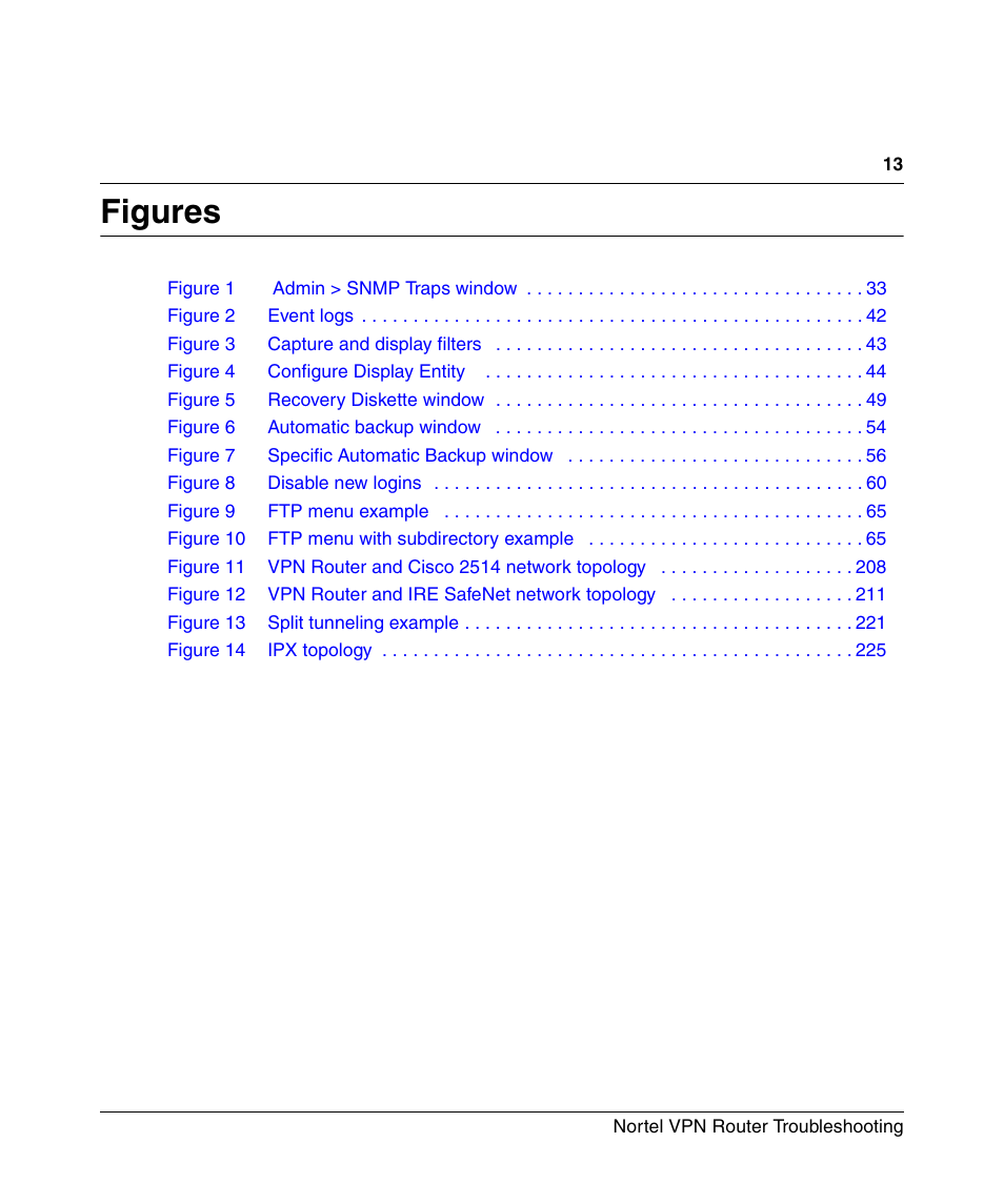 Figures | Nortel Networks NN46110-602 User Manual | Page 13 / 230