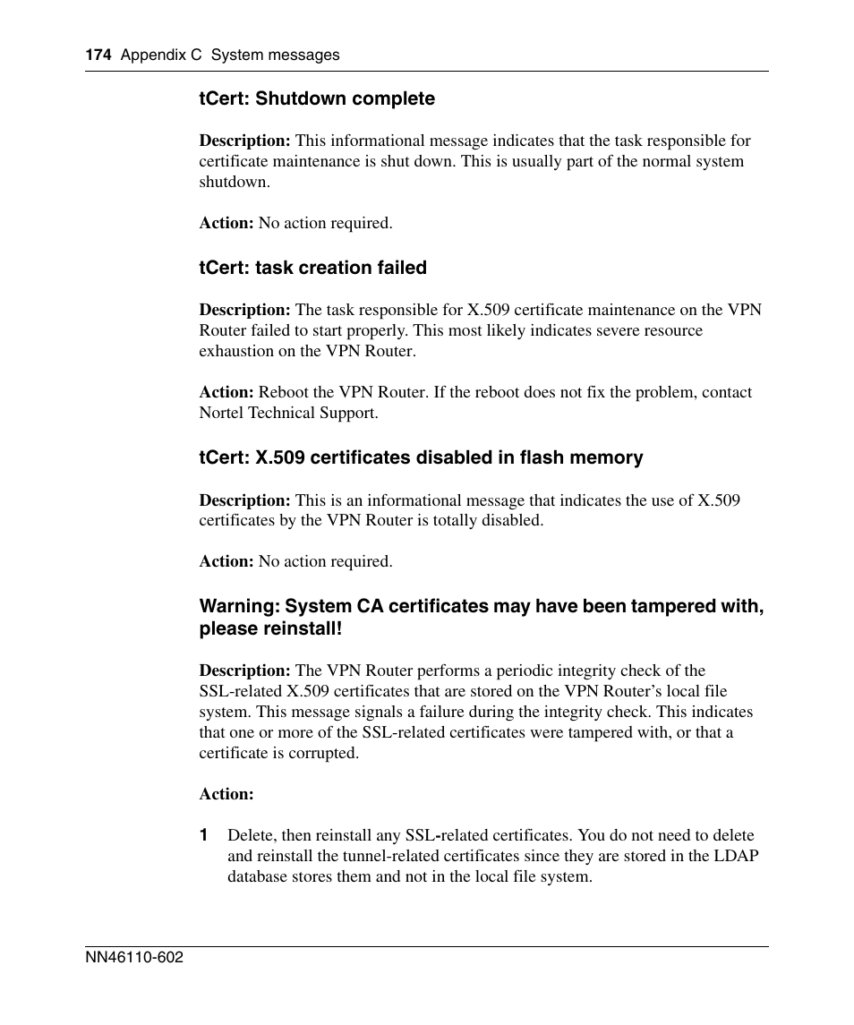 Nortel Networks NN46110-602 User Manual | Page 174 / 230