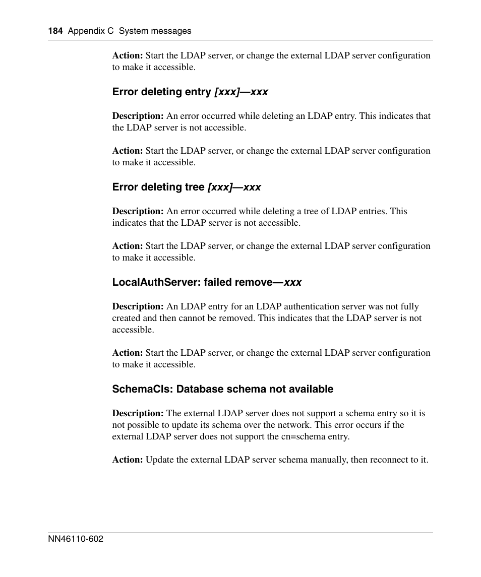 Nortel Networks NN46110-602 User Manual | Page 184 / 230