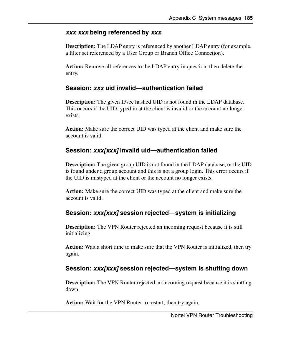 Nortel Networks NN46110-602 User Manual | Page 185 / 230