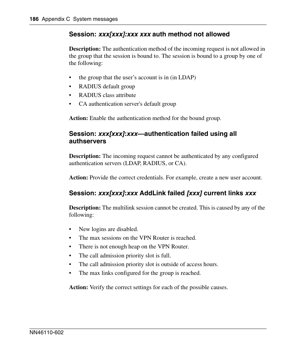 Nortel Networks NN46110-602 User Manual | Page 186 / 230