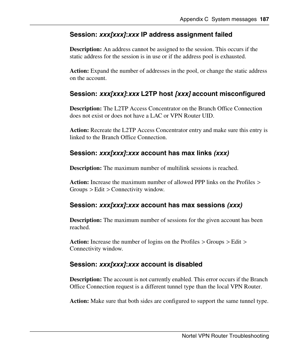 Nortel Networks NN46110-602 User Manual | Page 187 / 230