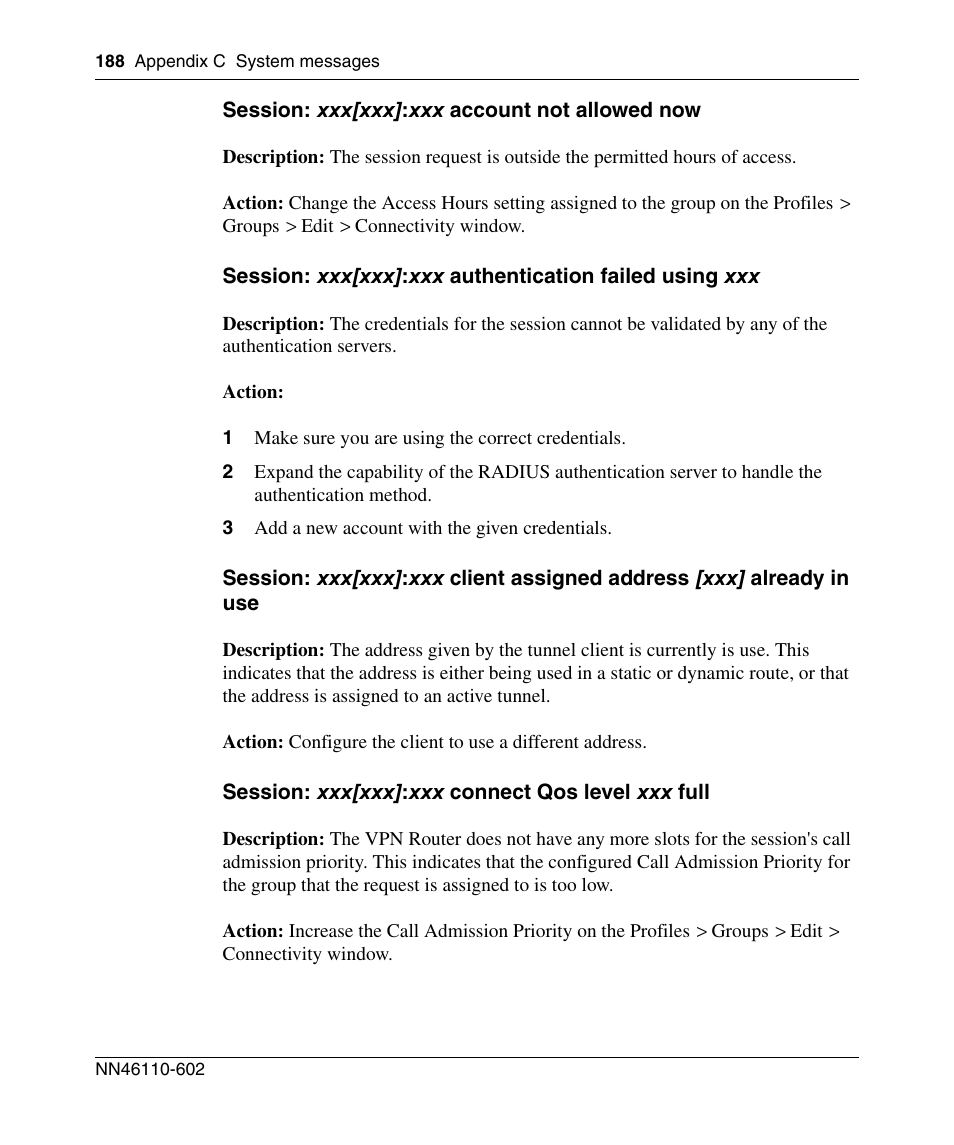 Nortel Networks NN46110-602 User Manual | Page 188 / 230