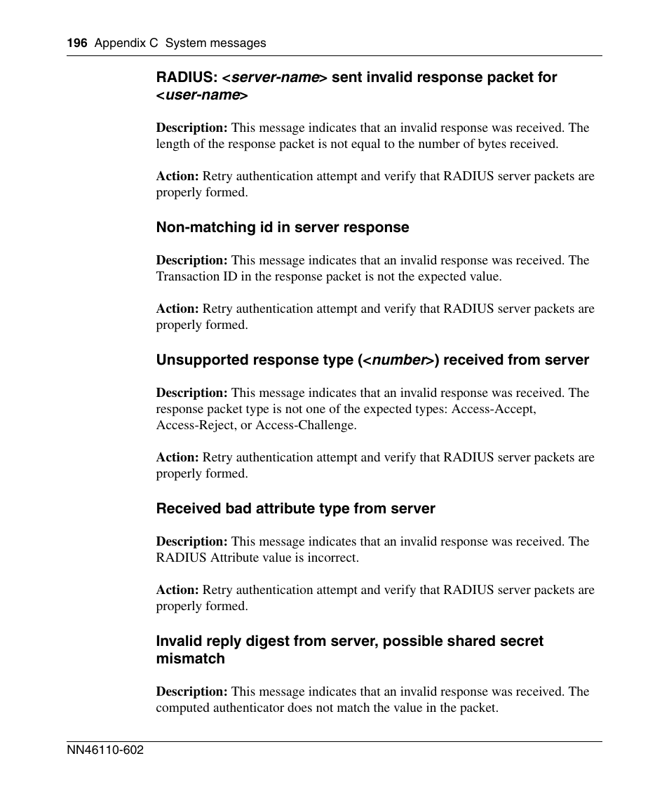 Nortel Networks NN46110-602 User Manual | Page 196 / 230