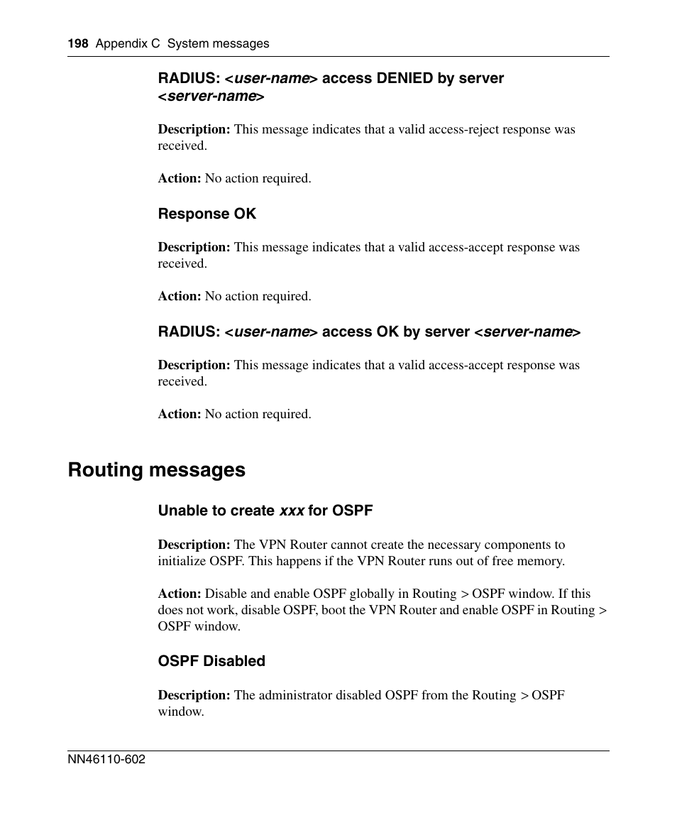 Routing messages | Nortel Networks NN46110-602 User Manual | Page 198 / 230