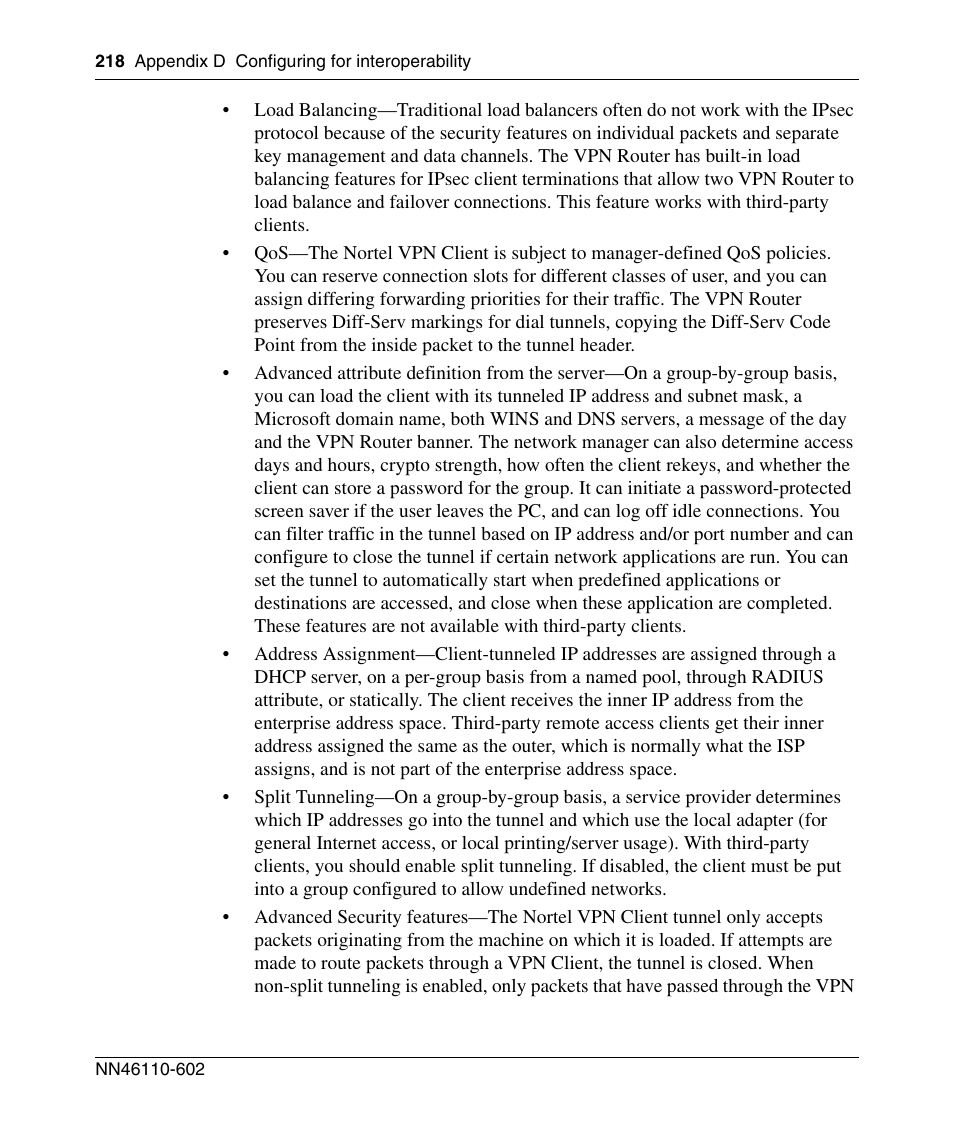 Nortel Networks NN46110-602 User Manual | Page 218 / 230